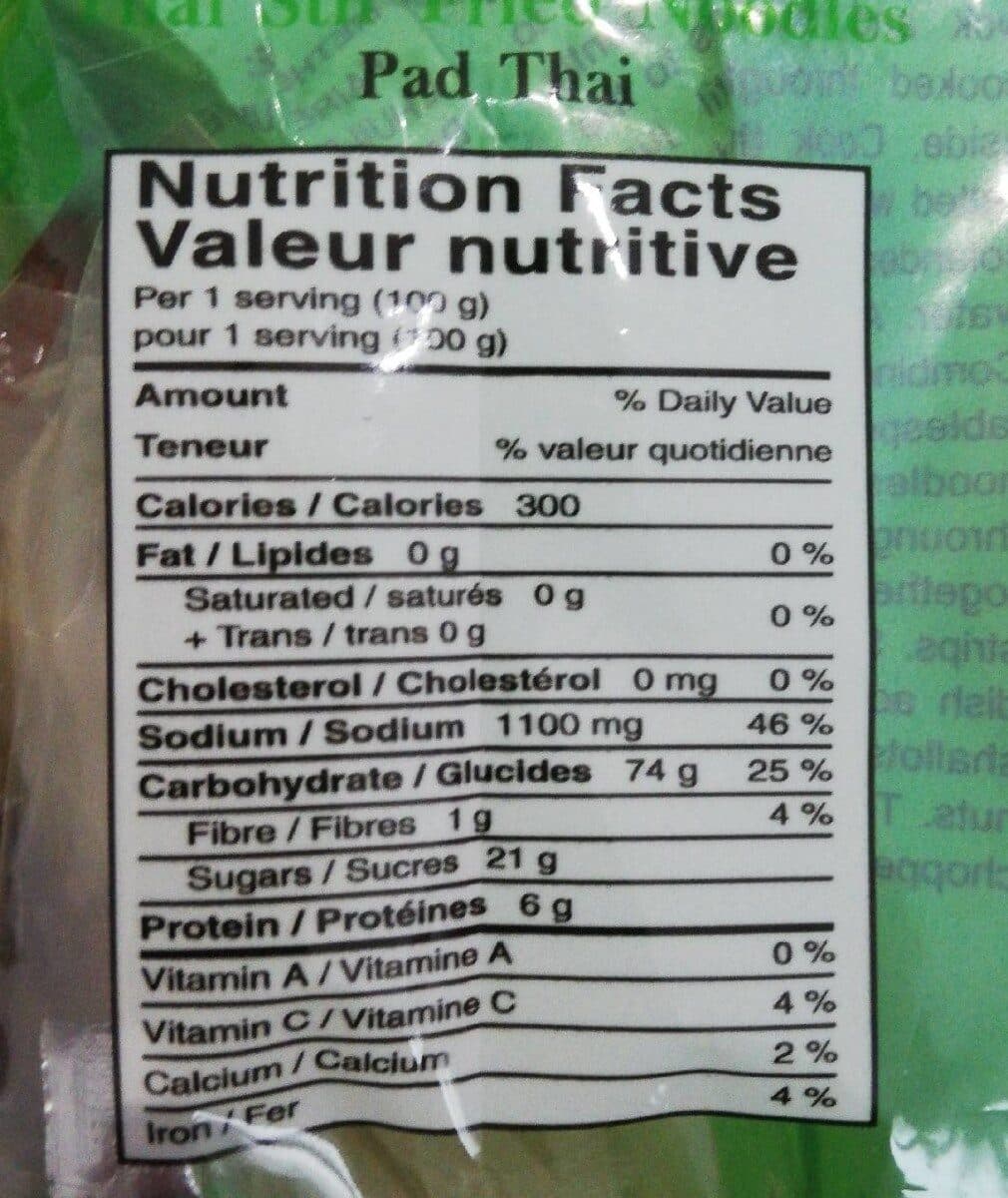 Open Food Facts Sauté de Pâte de Riz à la Thailandaise packshot