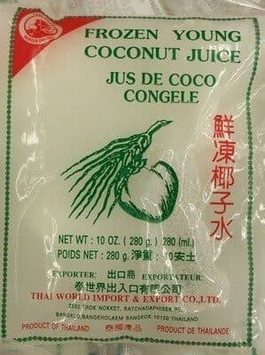 Cock Brand Jus de coco congelé packshot