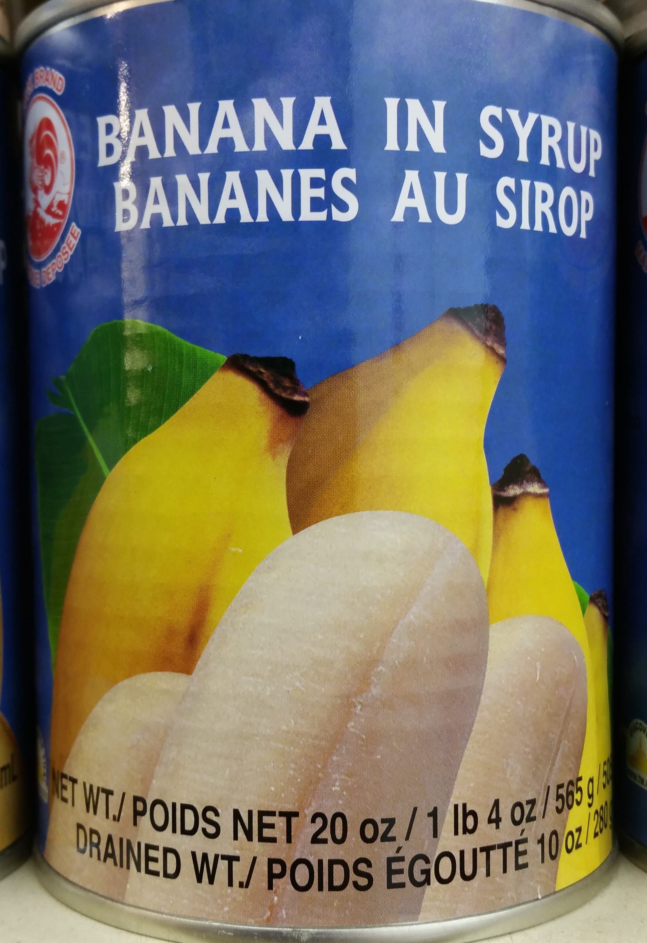 Cock Brand Bananes au Sirop packshot