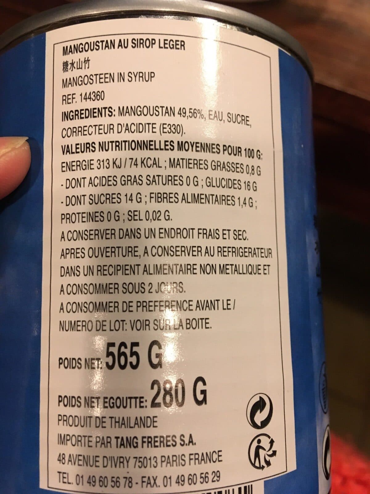 Cock Brand Mangoustan Sirop Cock 565G packshot