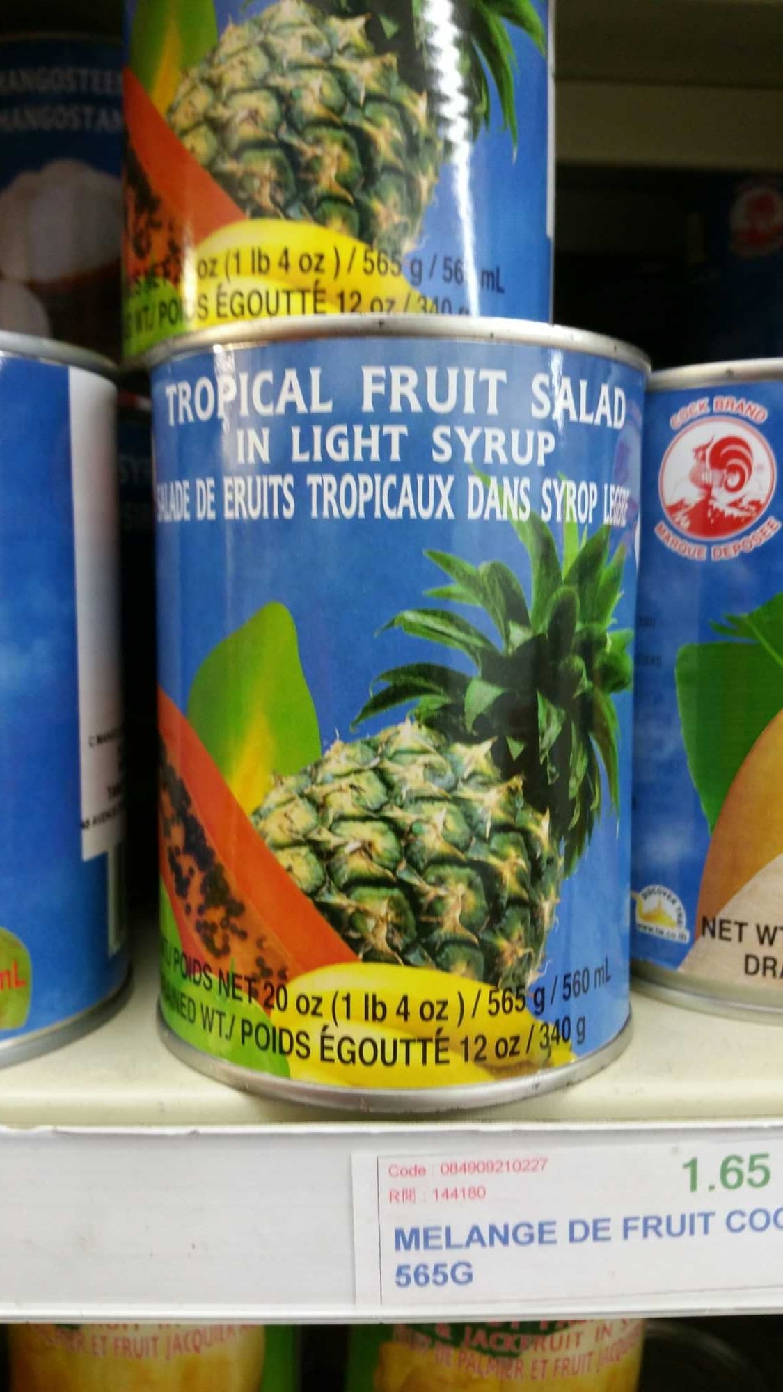 Cock Brand Salade Fruits Tropicaux packshot