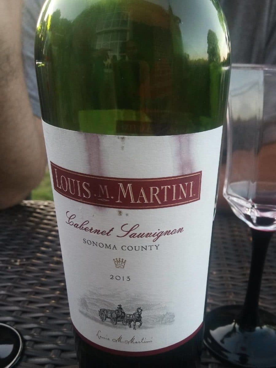 Open Food Facts Louis M. Martini Cabernet Sauvignon Sonoma County, 2002 packshot