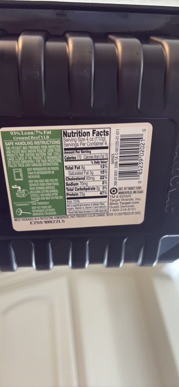 Good & Gather Ground Beef packshot