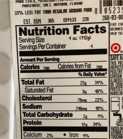 Good & Gather Ground pork packshot