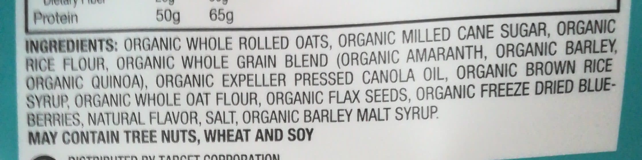 Simply Balanced Simply balanced, organic granola, berry blend packshot