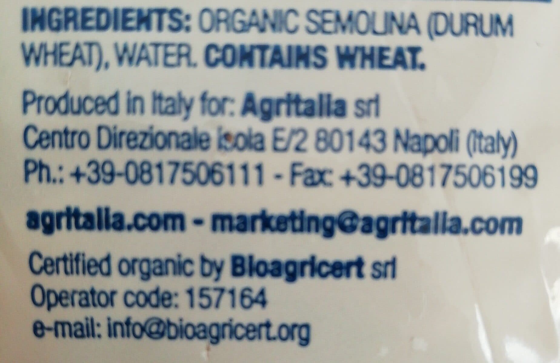 Don peppe Organic penne rigate packshot
