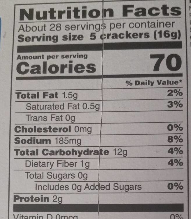 Abimar Foods Inc. Saltiness Crackers packshot