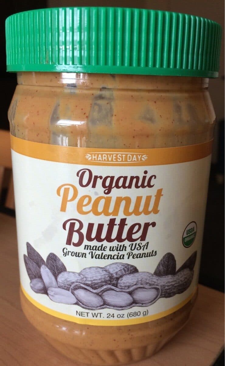 Harvest Days Creamy Organic Peanut Butter packshot