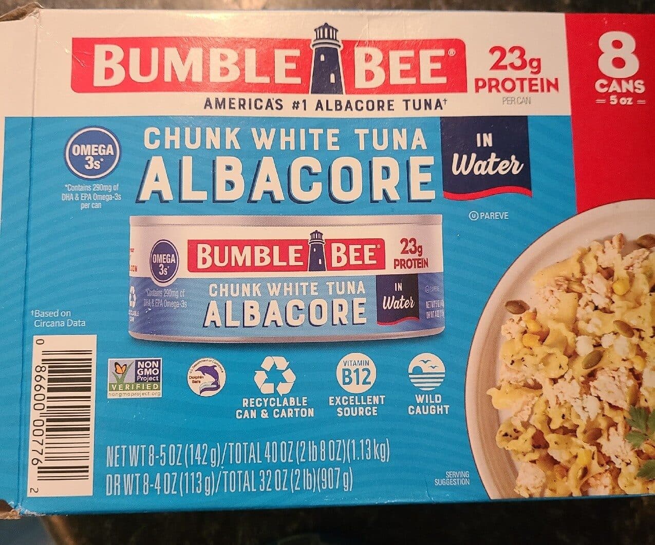 Bumble Bee Chunk White Albacore in Water packshot
