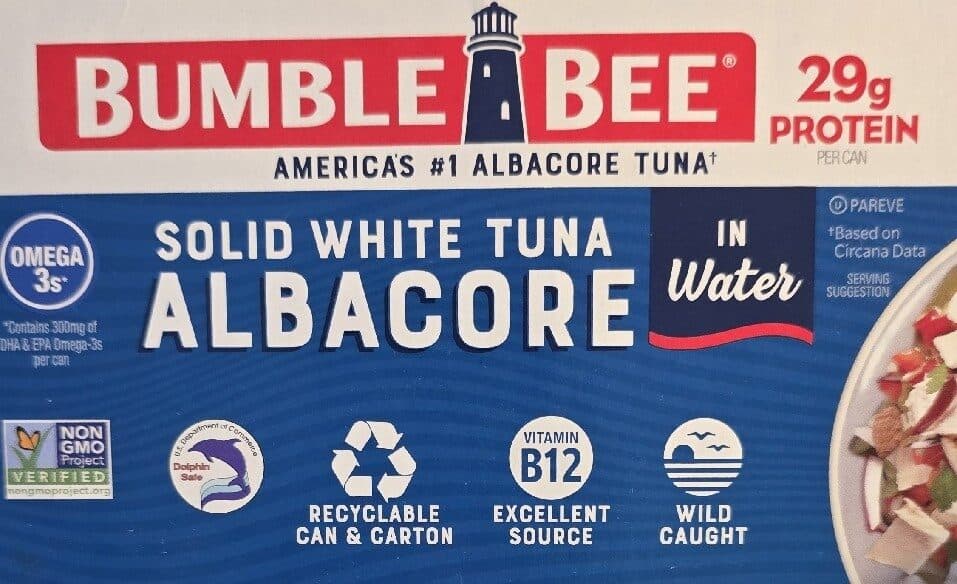 Bumble Bee Solid White Tuna Albacore in Water packshot