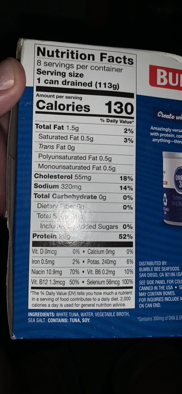 Bumble Bee Solid White Tuna Albacore in Water packshot
