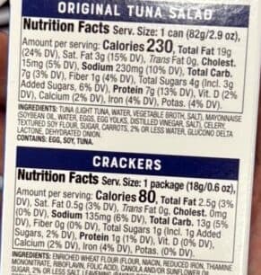 Bumble Bee Snack on the Run! Tuna Salad & Crackers packshot