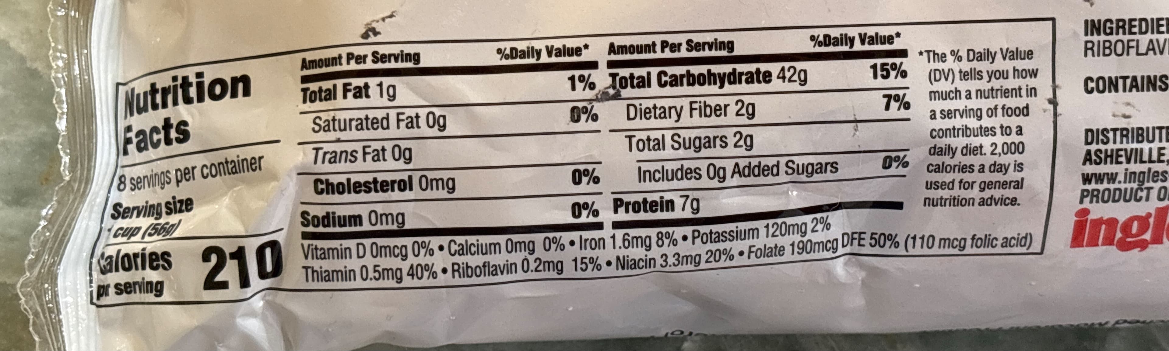 Laura Lynn Rigatoni, Enriched Macaroni Product packshot