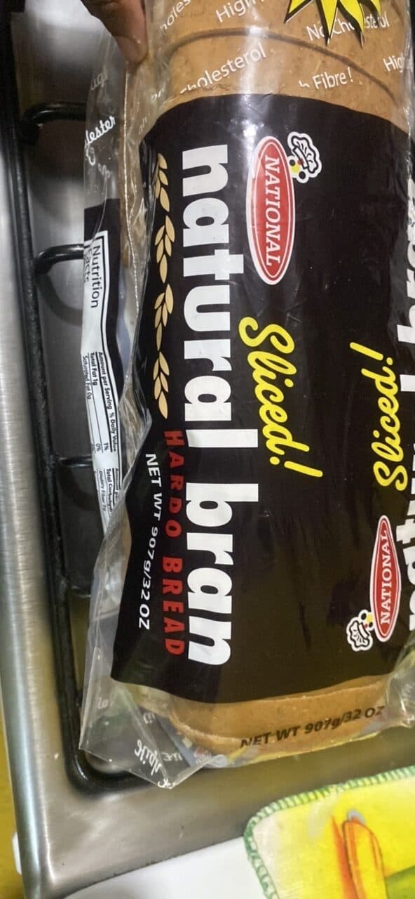 National Natural Bran Hardo Bread packshot