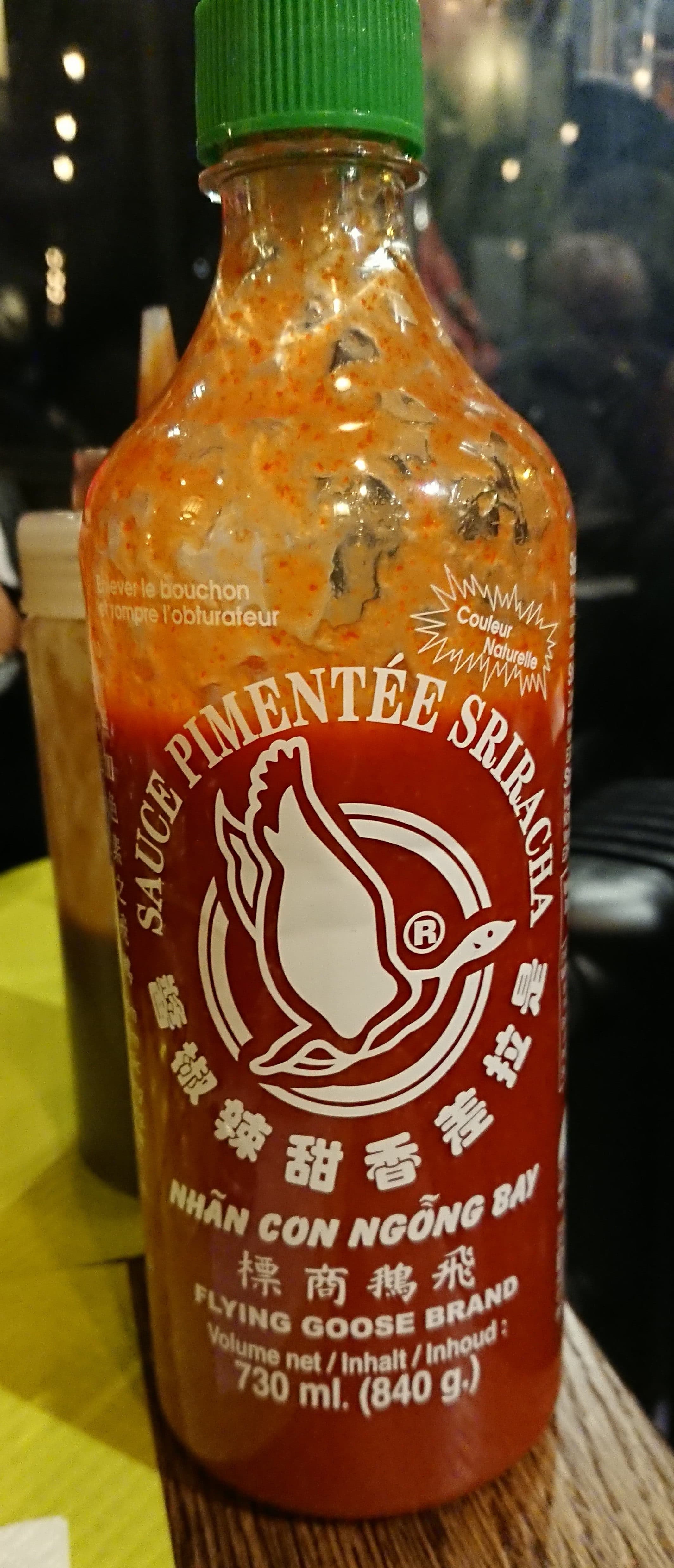 Exotic Food PCL. Brand Sriracha Super Hot Chilli Sauce packshot