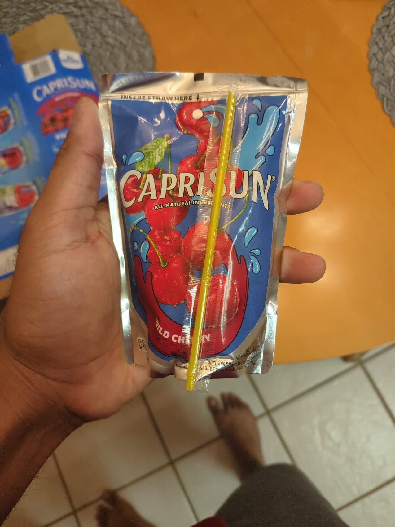 Capri Sun Wild Cherry Drink packshot