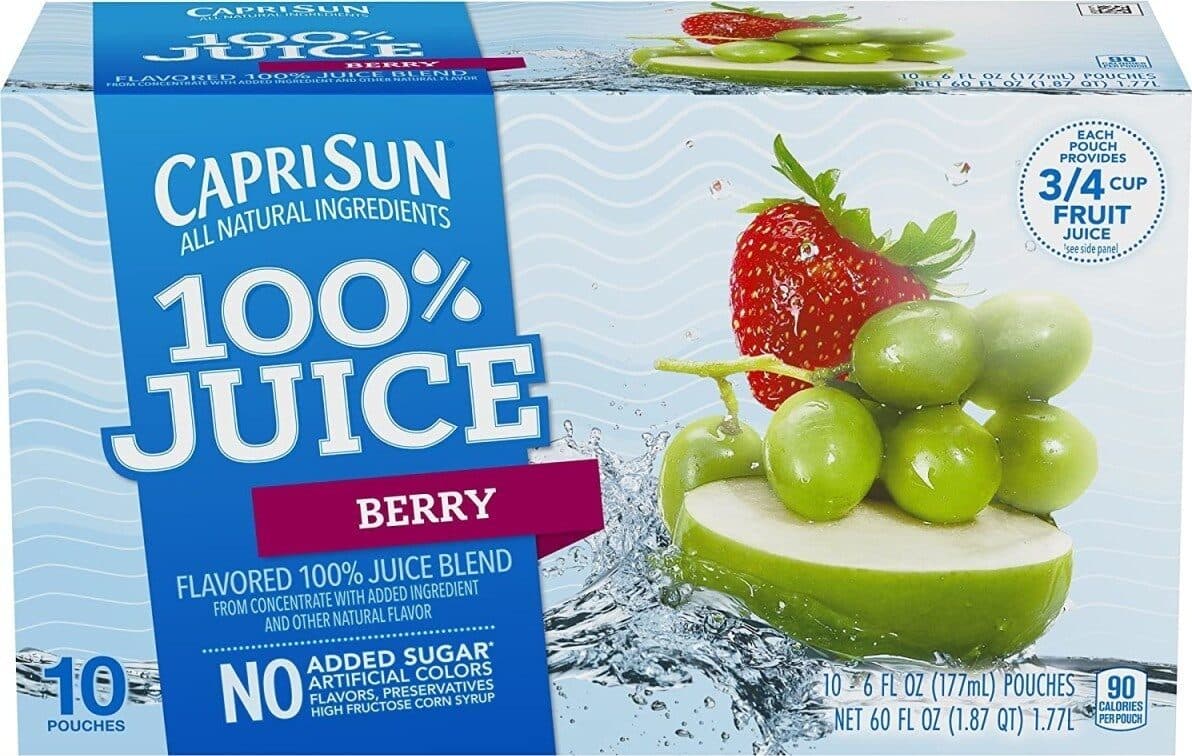 Caprisun Berry Juice packshot