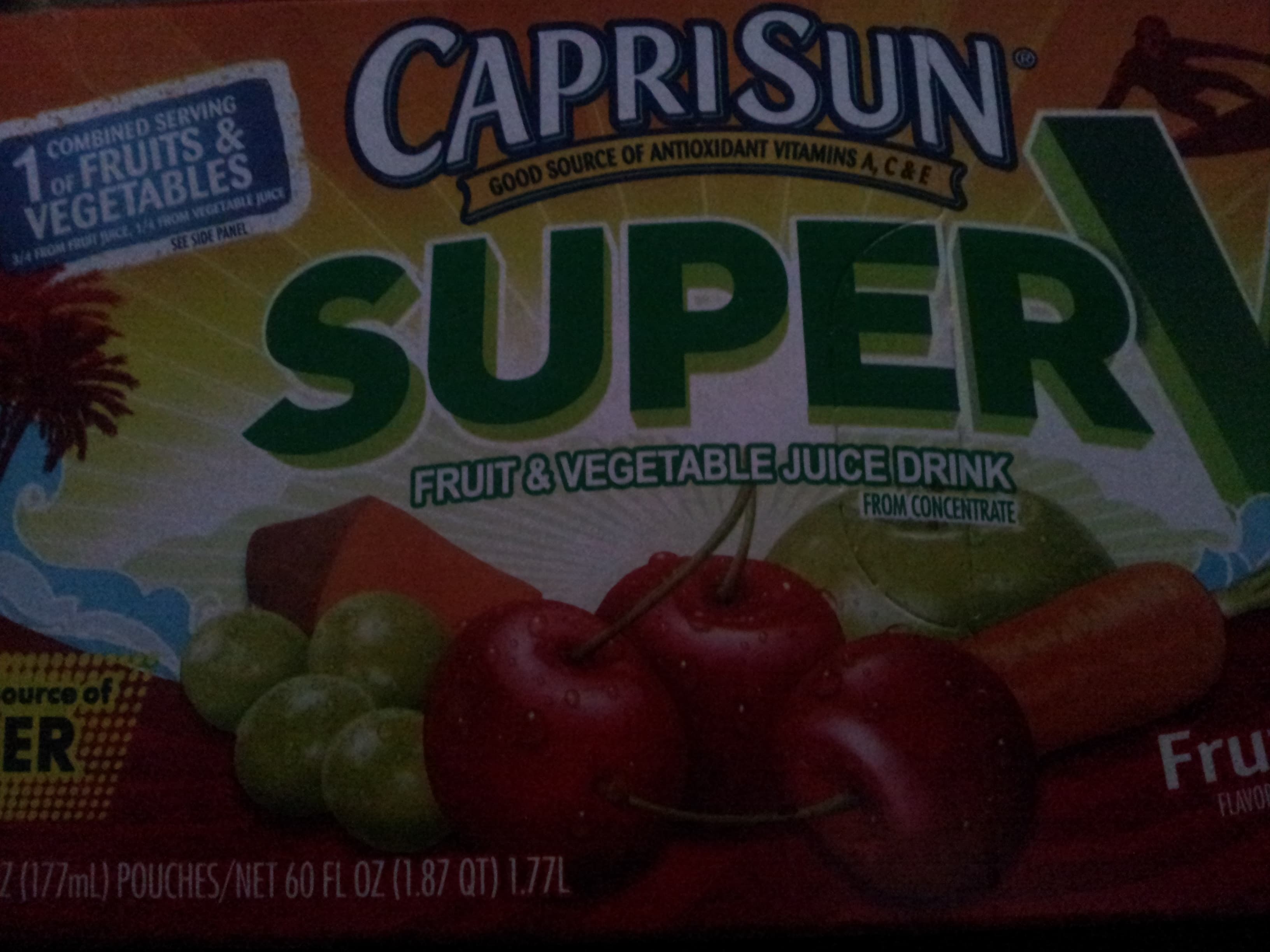 CapriSun CapriSun Super V Fruit & Vegetable Juice Drink packshot
