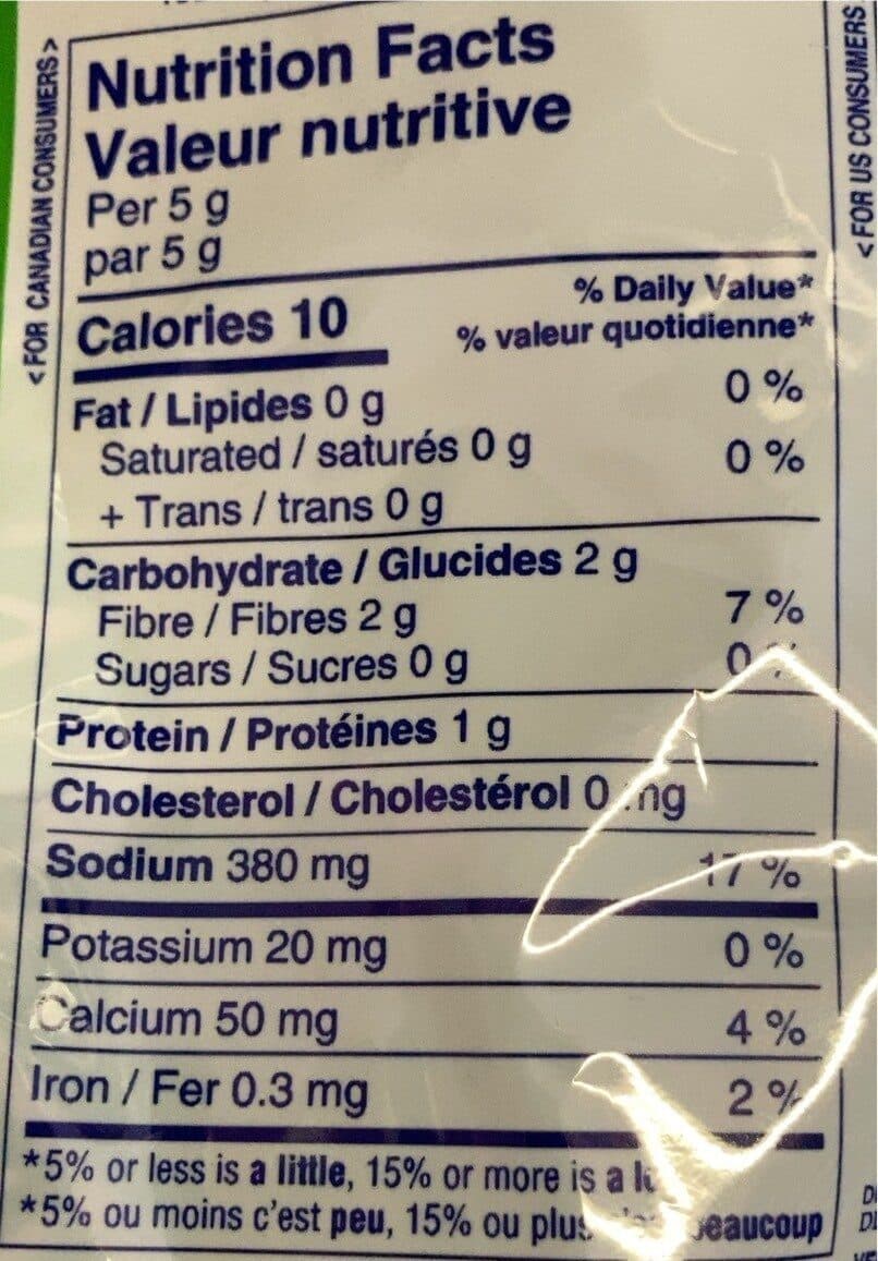 Open Food Facts Algue Séchée packshot