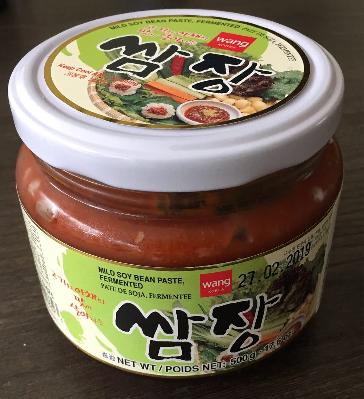 Wang Pate de soja fermentee pimentee packshot
