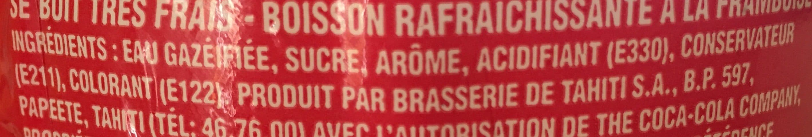 Fanta Framboise packshot