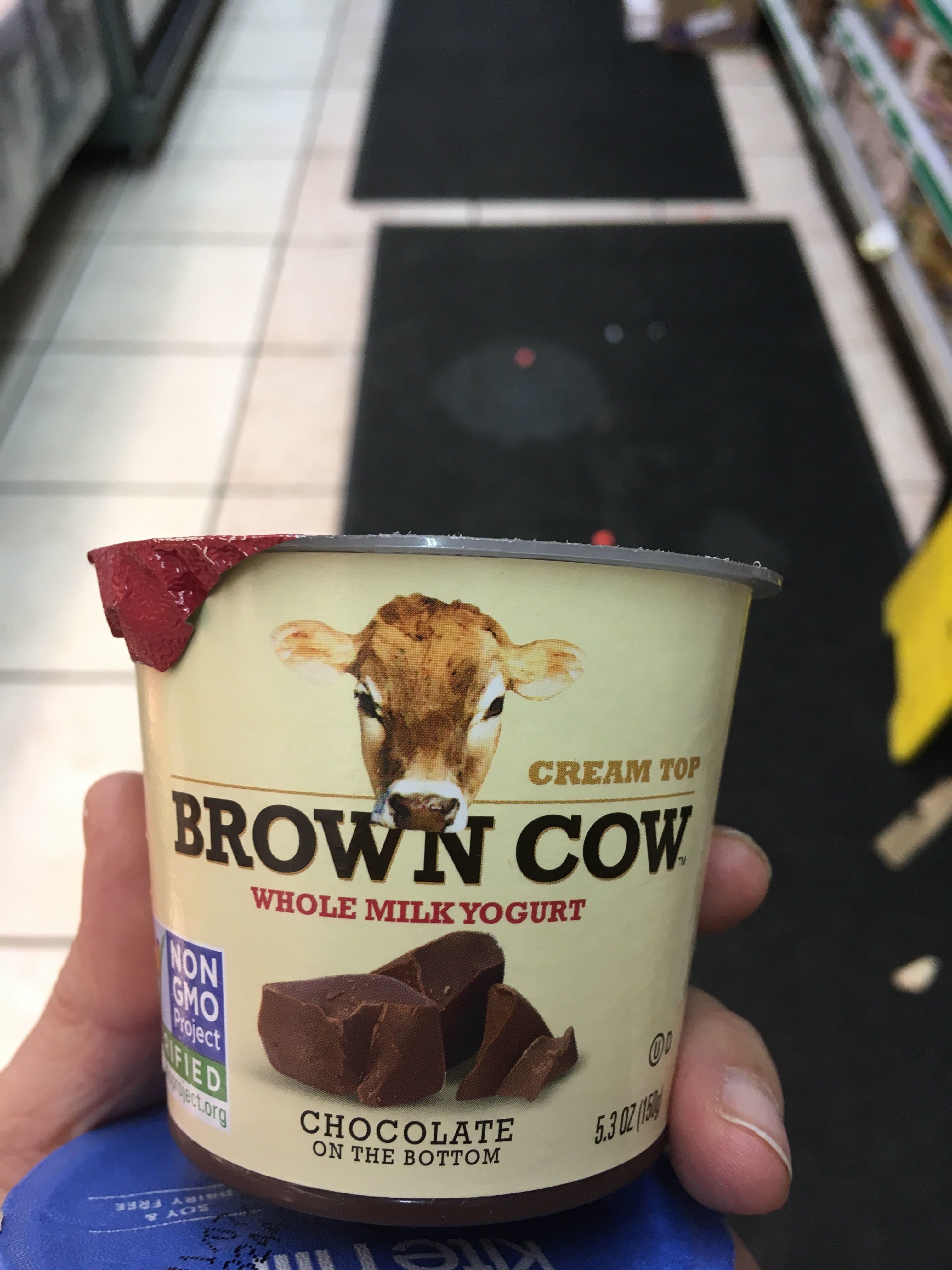 Brown Cow Cream Top Chocolate Yogurt packshot