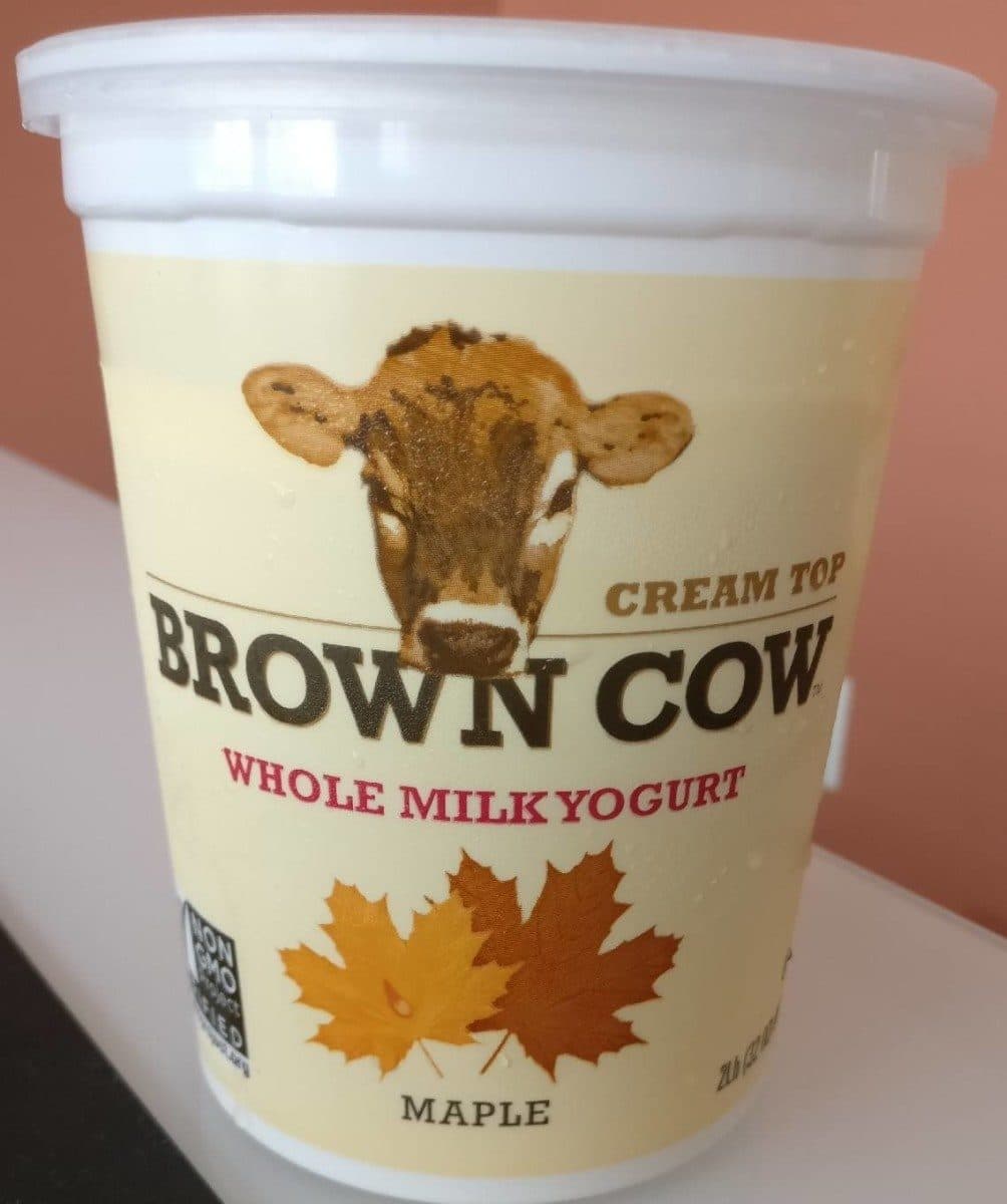 Brown Cow Cream Top Maple Yogurt packshot