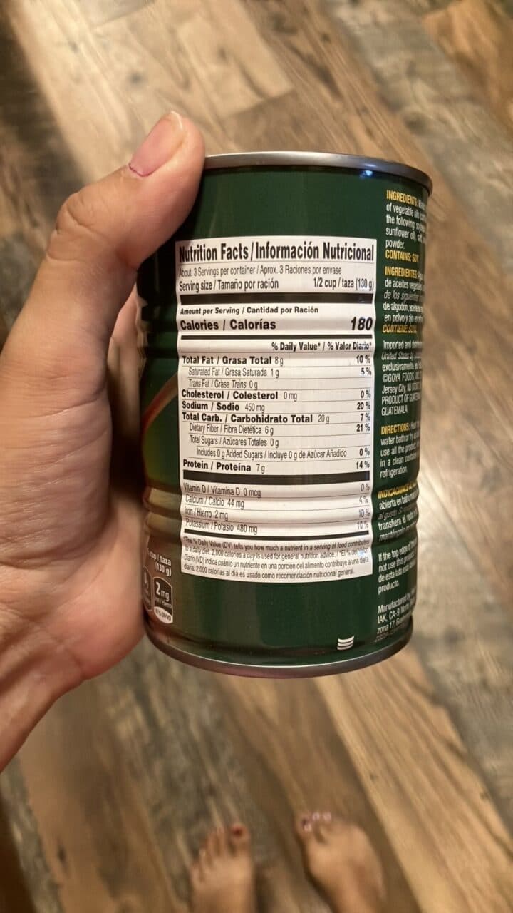 DUCAL Refried Black Beans packshot