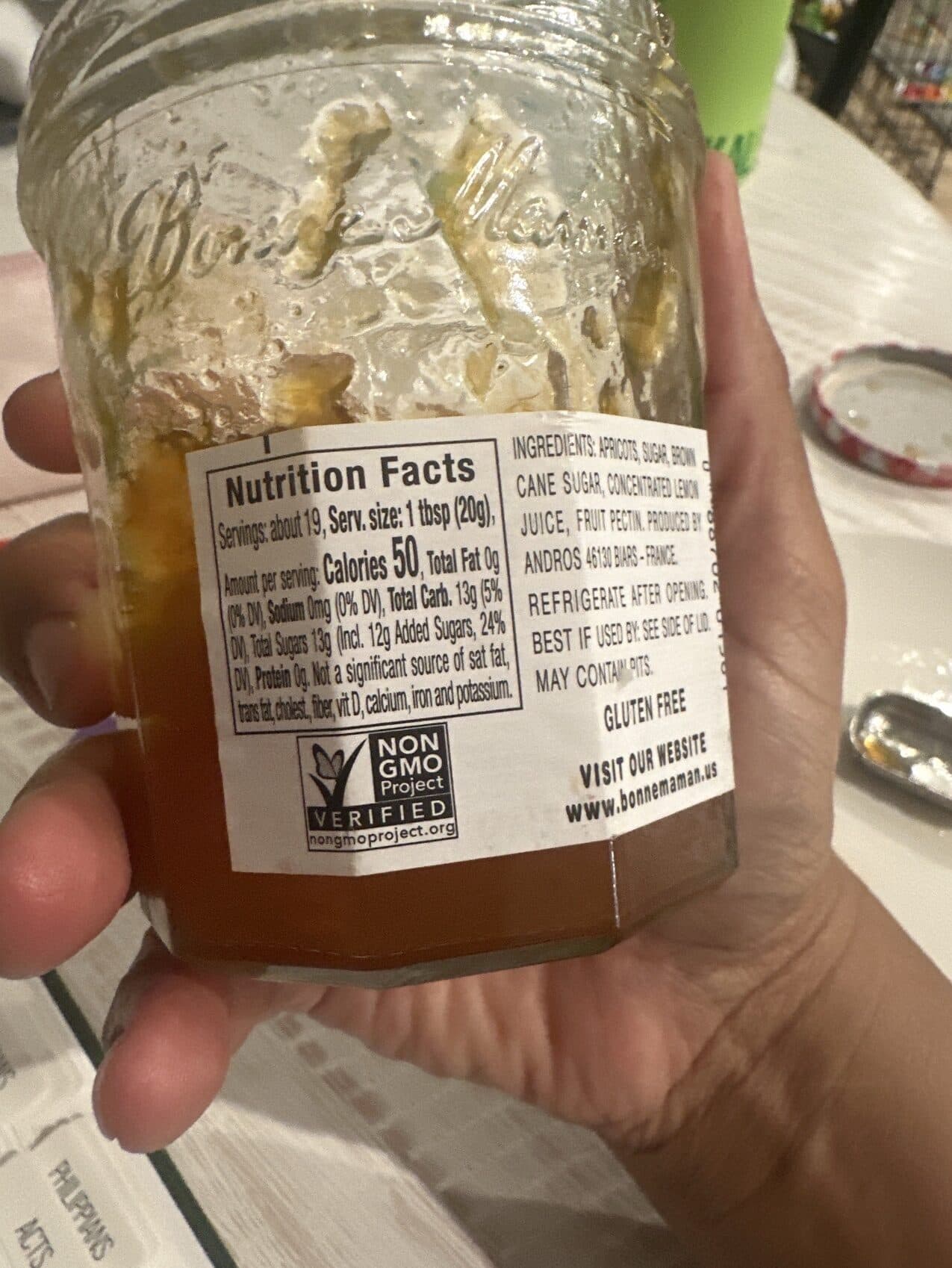 Bonne Maman Apricot Preserves packshot