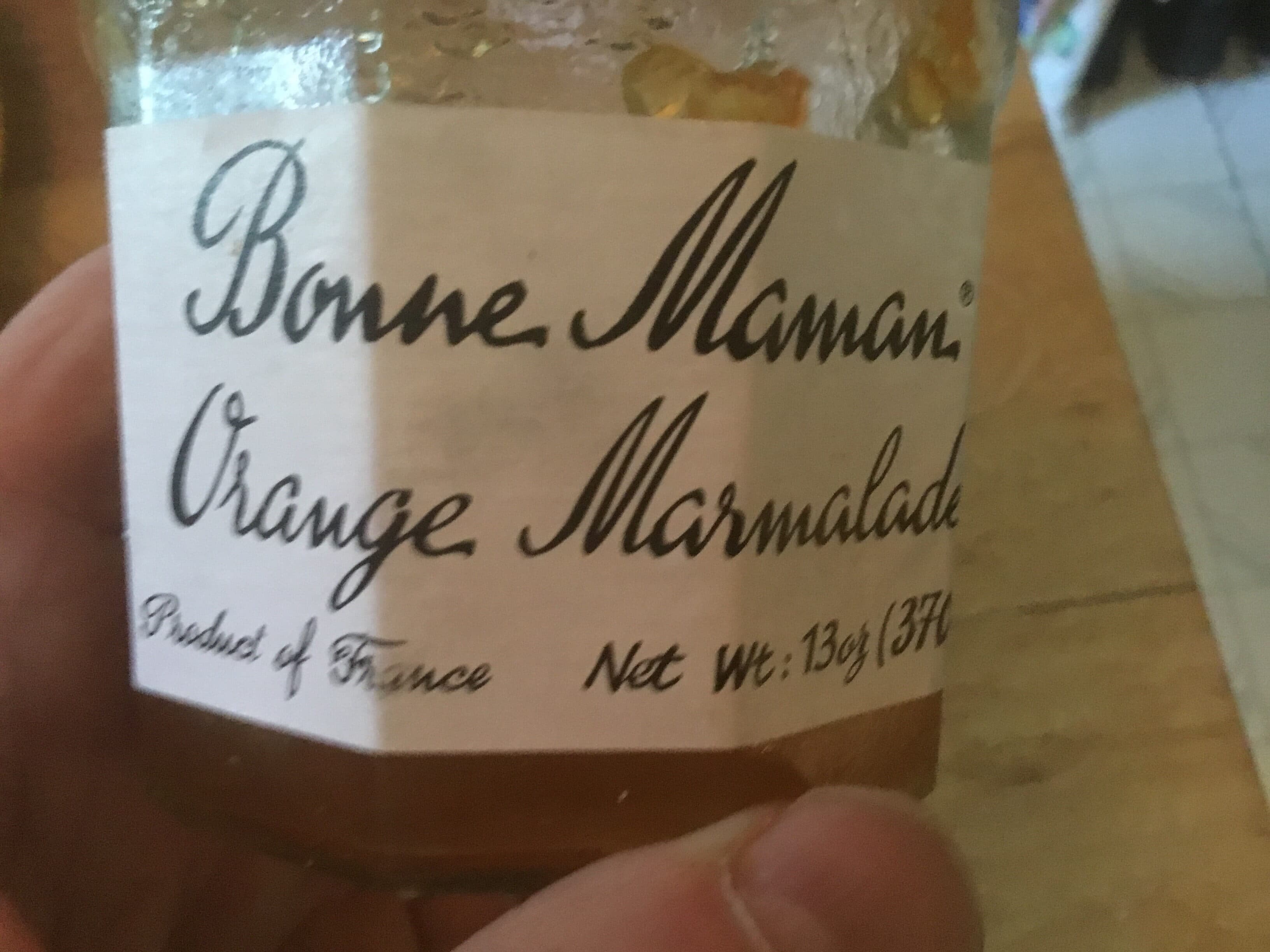 Bonne maman Orange Marmalade, Orange packshot