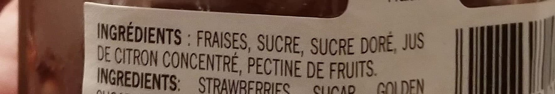 Bonne Maman Confiture de fraises packshot