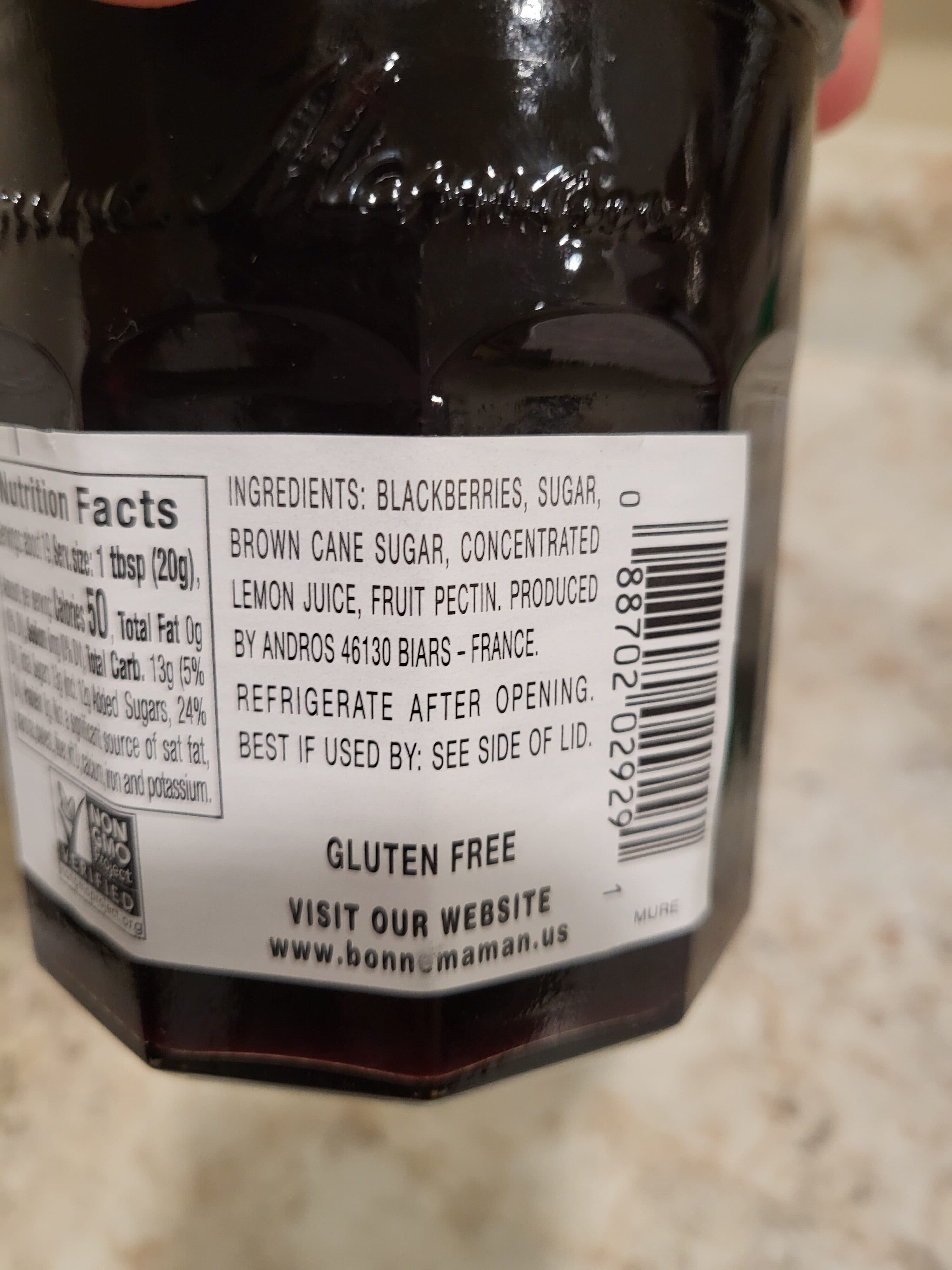 Bonne Maman Blackberry Preserves packshot