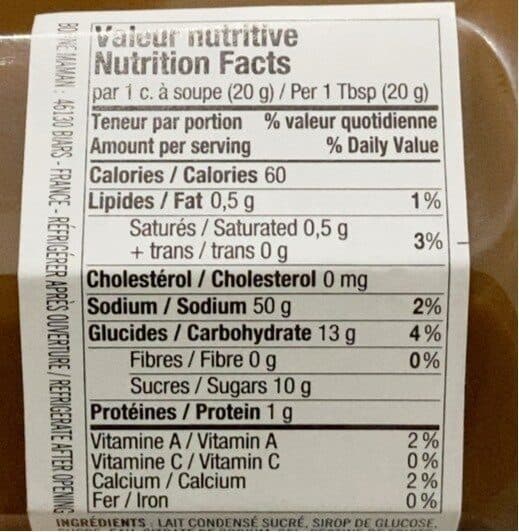 Bonne Maman Caramel spread product of france packshot