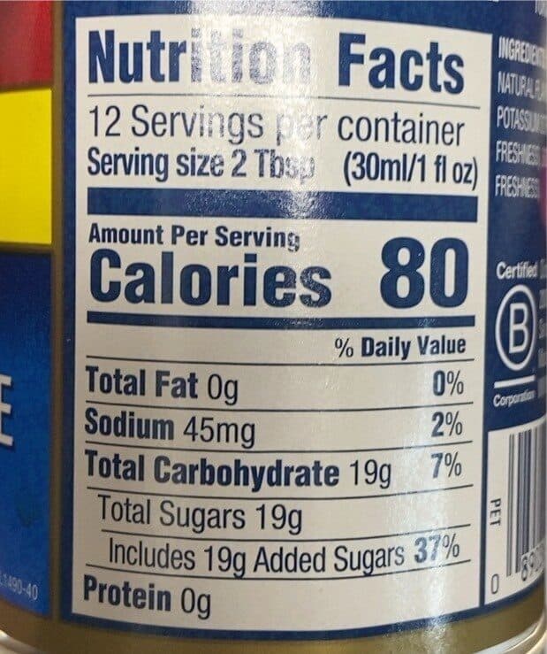 Torani White chocolate flavoring syrup packshot
