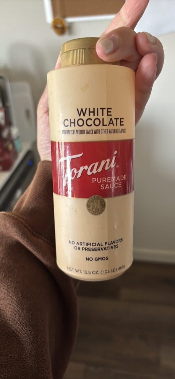 Torani WHITE CHOCOLATE PUREMADE SAUCE packshot