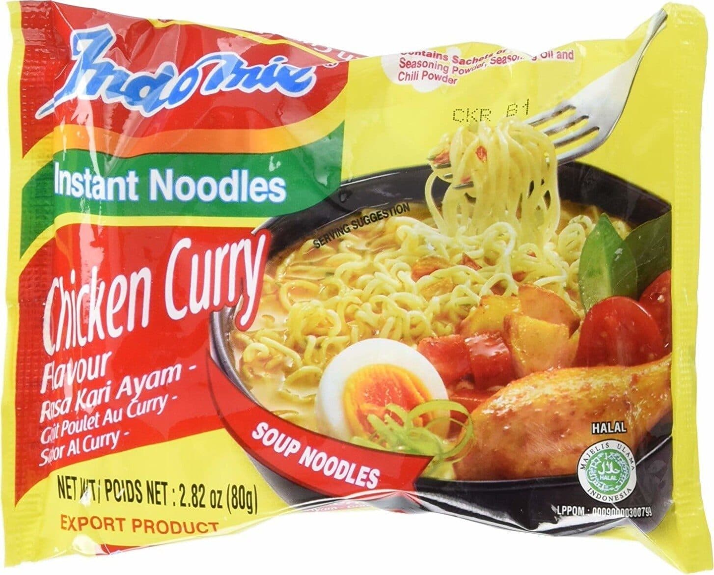Indomie Instant Noodles Chicken Curry Flavour packshot