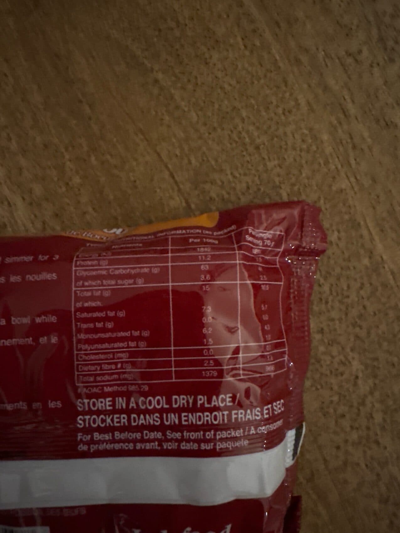 Govedina Indo Mie Beef Noodles packshot