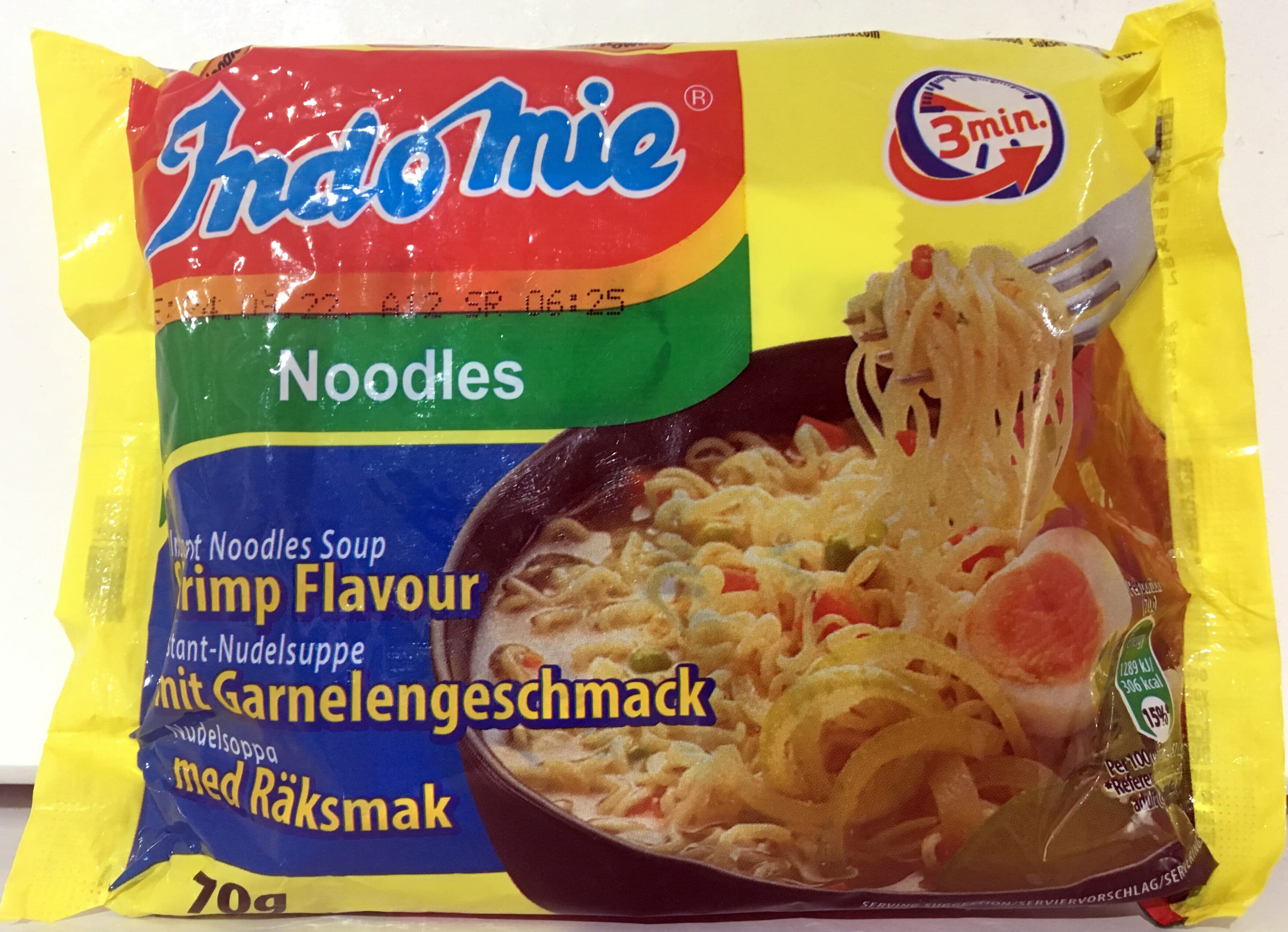 Indomie Noodles Shrimp Flavour packshot
