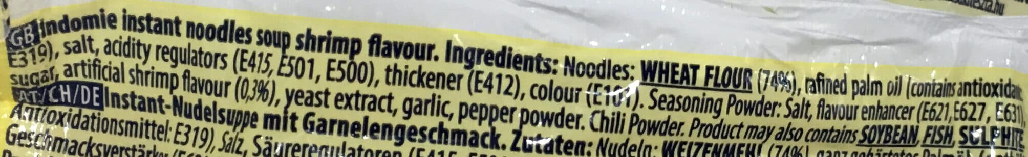 Indomie Noodles Shrimp Flavour packshot