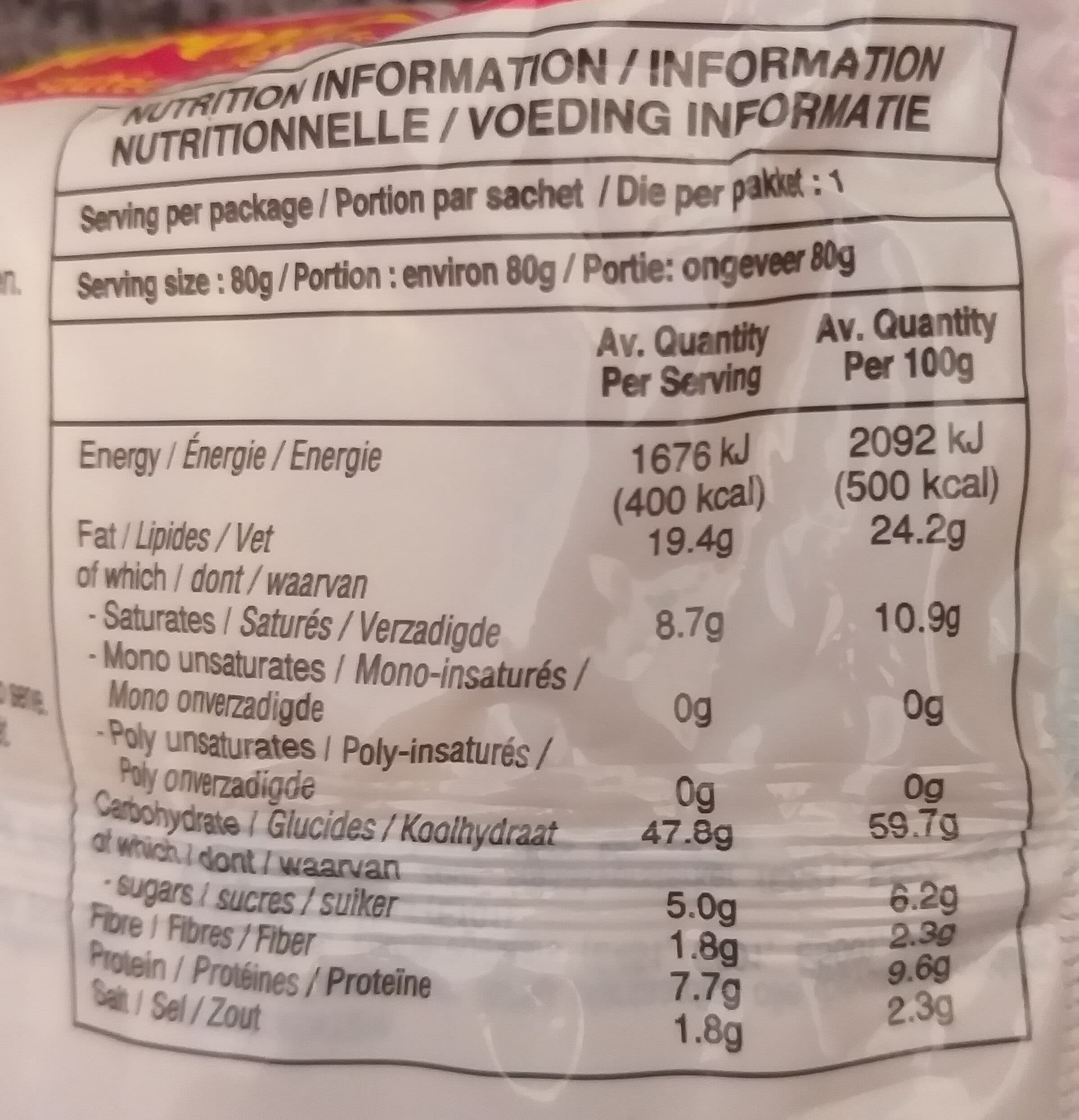 Indo mie Indo mie Noodles mi goreng 5-pack packshot