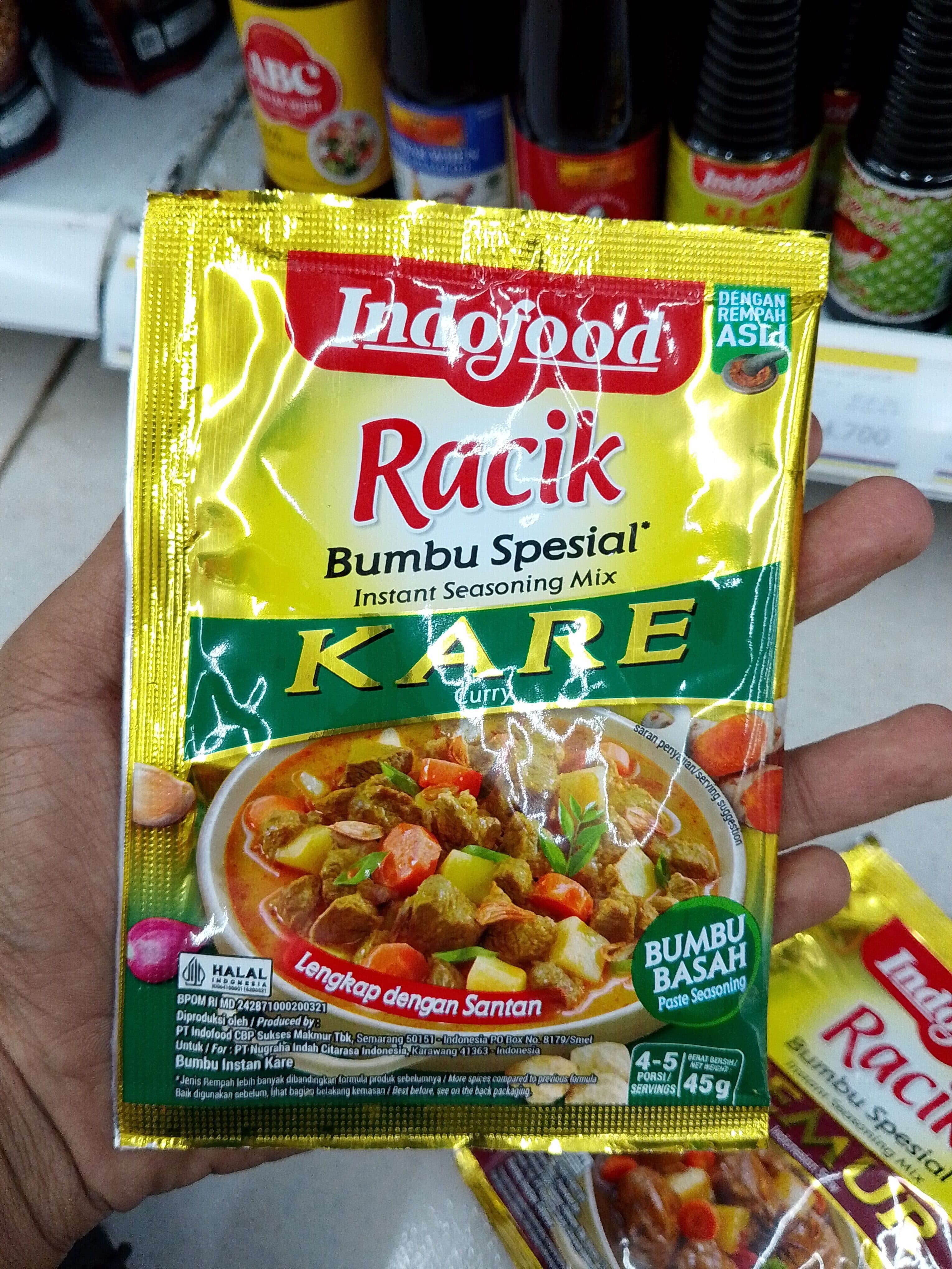 Indofood Indofood racik kare packshot