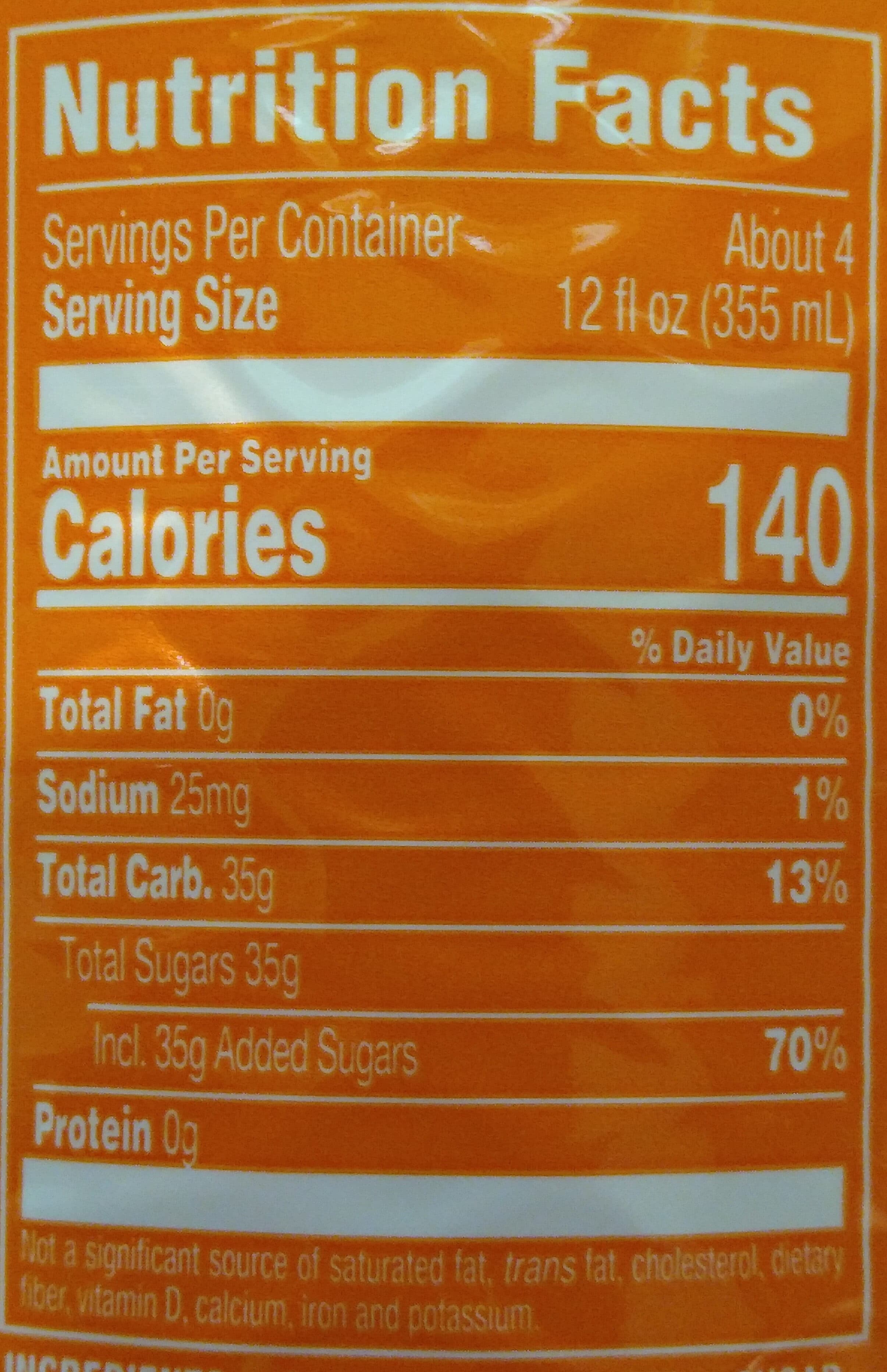 Jarritos Mandarin Natural Flavor Soda packshot