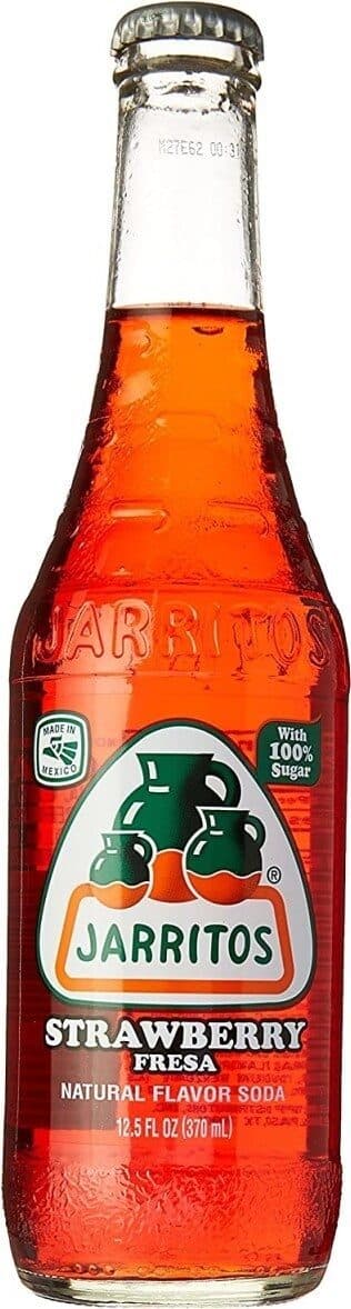 Jarritos Strawberry soft drink packshot