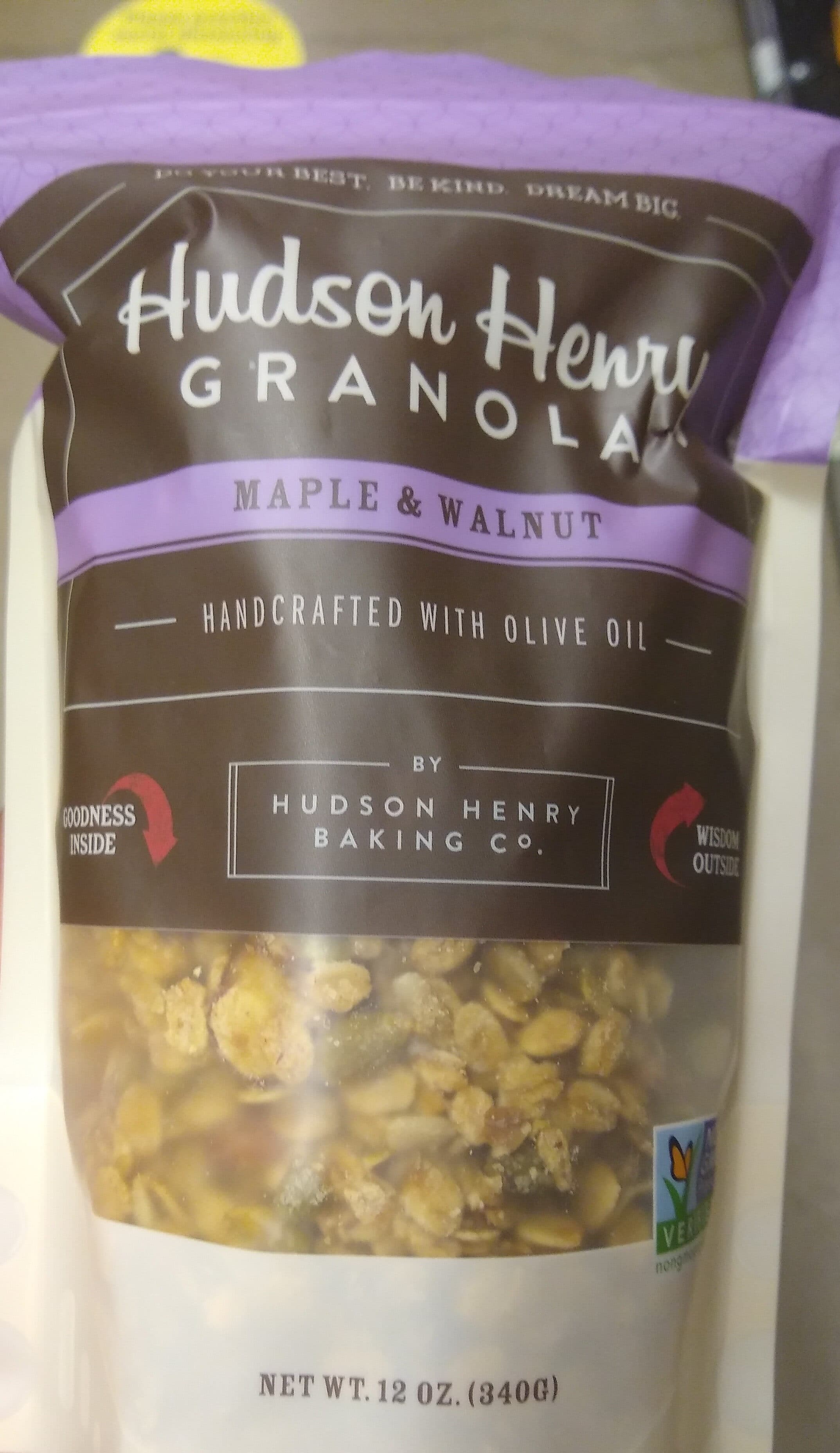 Hudson Henry Baking Co. Maple & Walnut Granola packshot