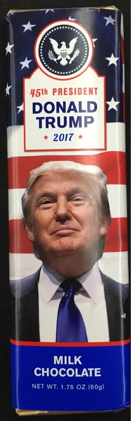 Astor Chocolate Donald Trump Milk Chocolate packshot