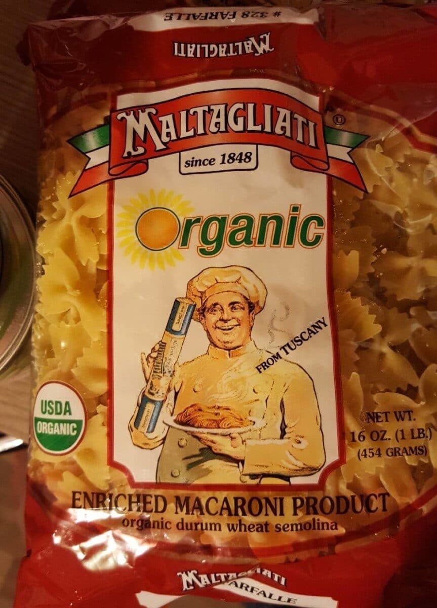 Maltagliati Organic Farfalle packshot