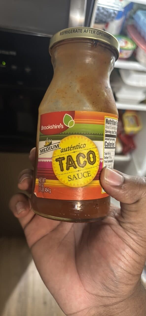 Brookshire's auténtico TACO SAUCE packshot