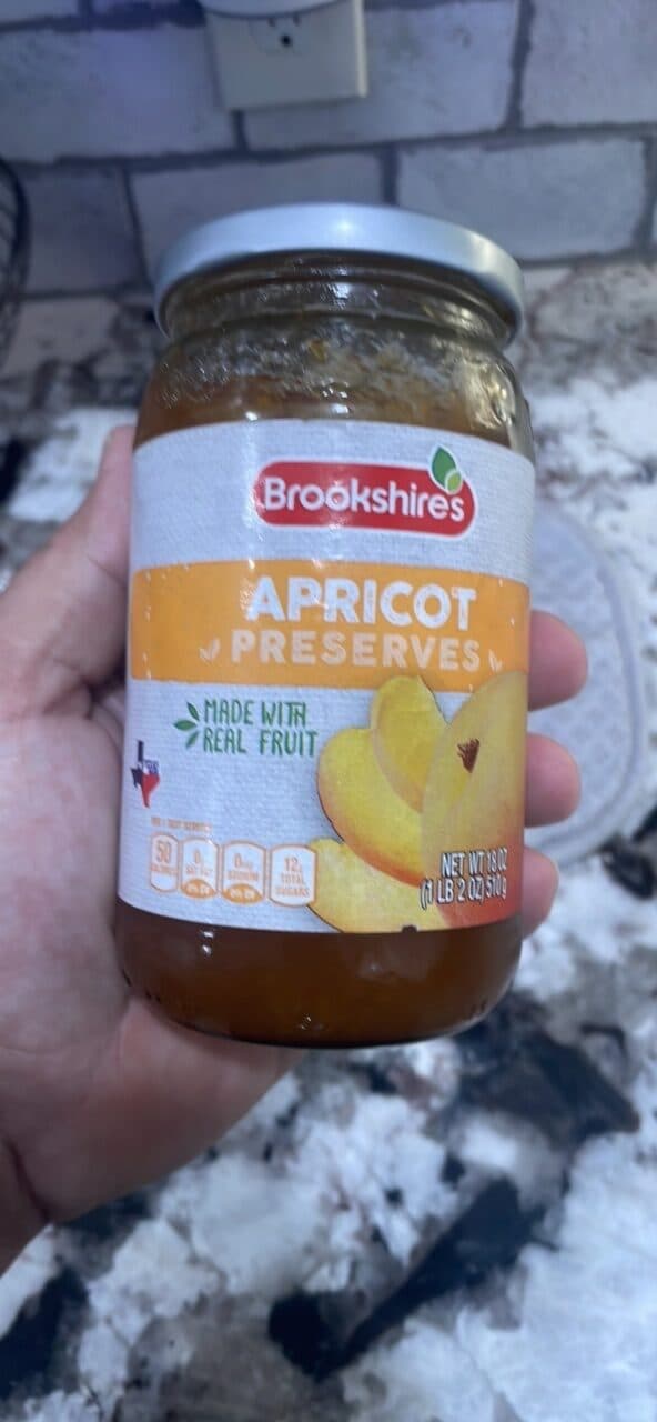 Brookshires APRICOT PRESERVES packshot