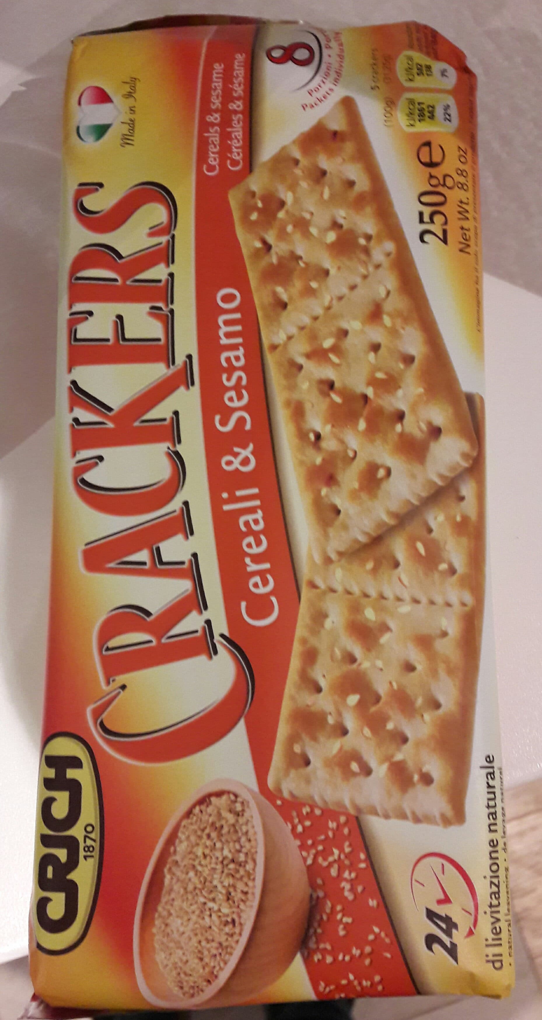 Open Food Facts Rich Sesame Crackers packshot