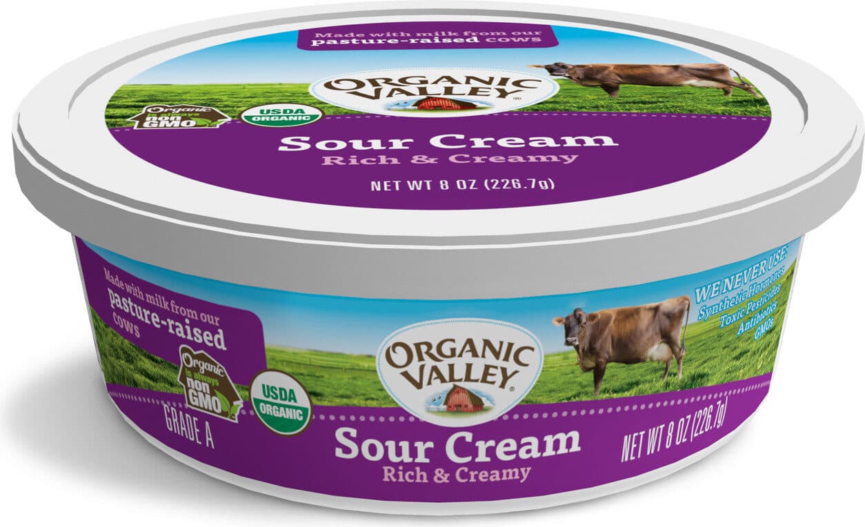 Organic Valley Sour Cream packshot